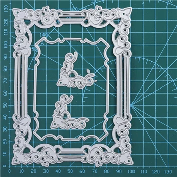 

DiyArts Flower Frame Metal Cutting Dies Stencils For DIY Scrapbooking Decorative Embossing Handcraft Die Cutting Template