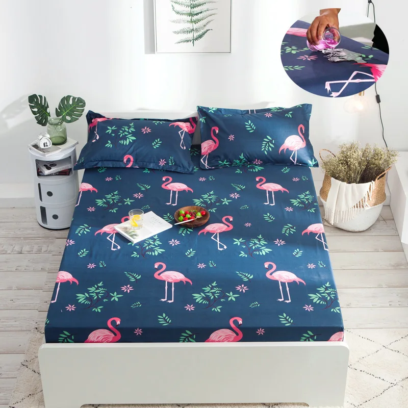 Напечатанное водонепроницаемое и дышащее покрывало из ткани для детской кровати