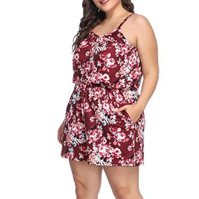 Women Playsuits Sexy Plus Size Loose Sleeveless Playsuits Shorts Casual Slim White Black Short Jumpsuit Femme Rompers ensemble 5