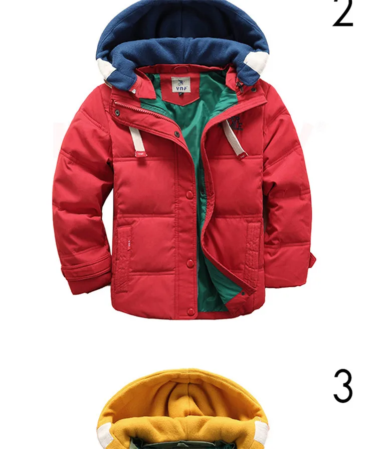 INPEPNOW Casual Children's Down Jacket Warm Winter Overall for Boy Winter Coat Kids Down& Parkas for Girls Coat Outerwear