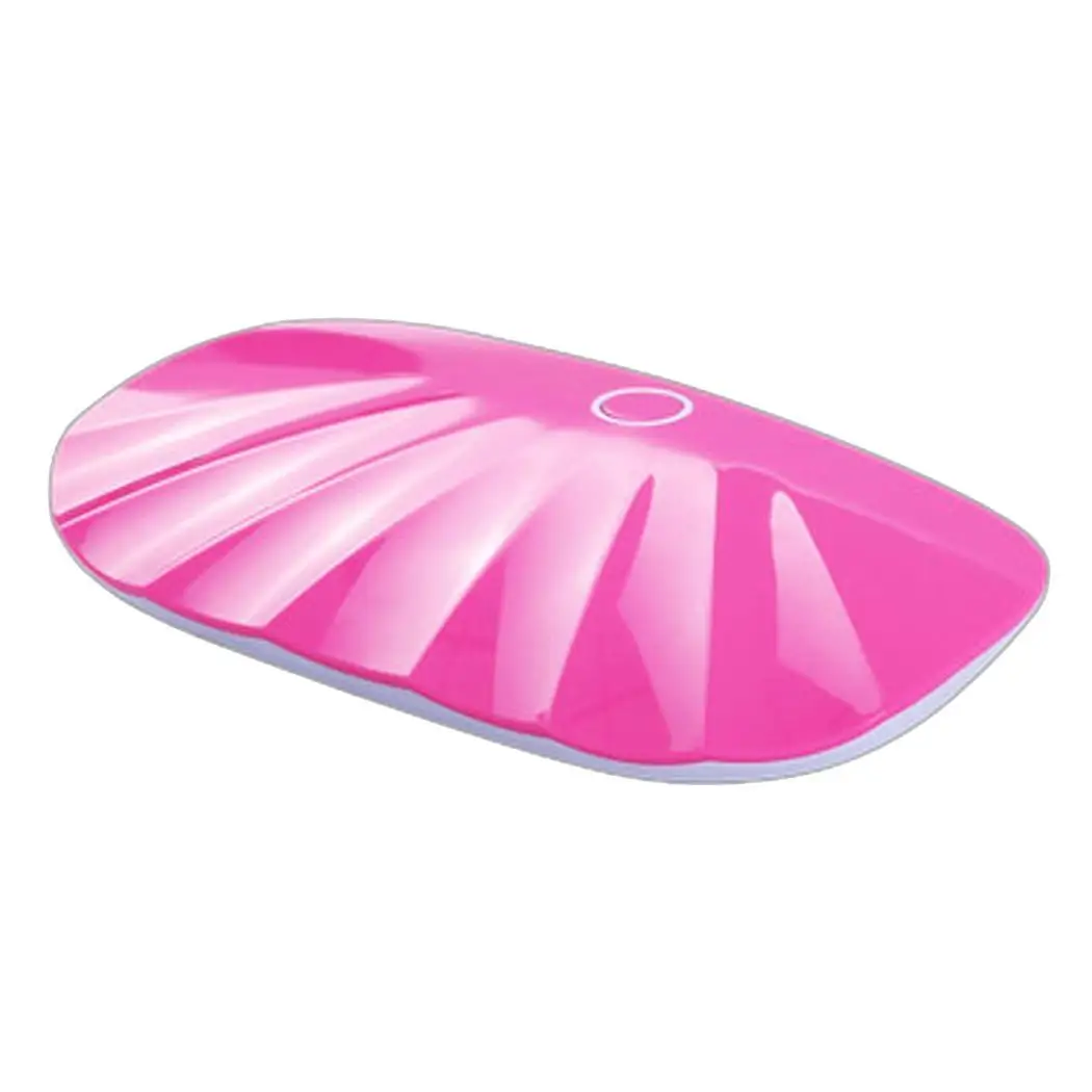 rose red USB 6 Вт светодиодный инструмент для сушки УФ 30 s/60 s лампа для сушки ногтей 6 шт. светодиодный s лак УФ/светодиодный гель лампа - Color: rose red