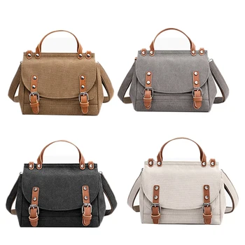 

Ladies Messenger Bag Canvas Tote Bag Tote Shoulder Bag Fashion All-Match Large Capacity