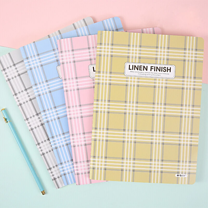M&G Cloth notebook. Cloth 16K sewing book. Literature and art, soft paper, notebook diary 60 pages.(Random colors) APYFA056