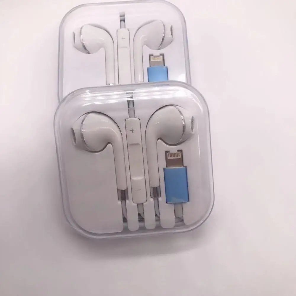 D 10 шт./лот, для iPhone, стерео наушники-вкладыши с микрофоном, проводные Bluetooth наушники для IPhone 8, 7 Plus, X, XR, XS Max, наушники - Цвет: D
