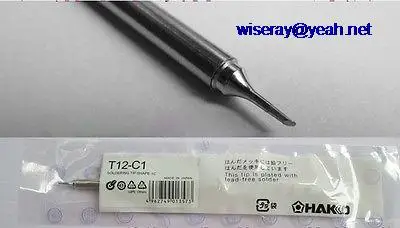 

DHL/EMS 20pcs T12-C1 tip 12V-24V 70W FOR FX-9501 HA KKO 912/FM-2027/2028 soldering iron handle-A7