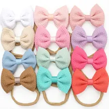 

30PCS Baby Hair Bows Headband Nylon Head Band for Children Kids Girls Soft Newborn Infant Toddler Hair Accessories Gifts