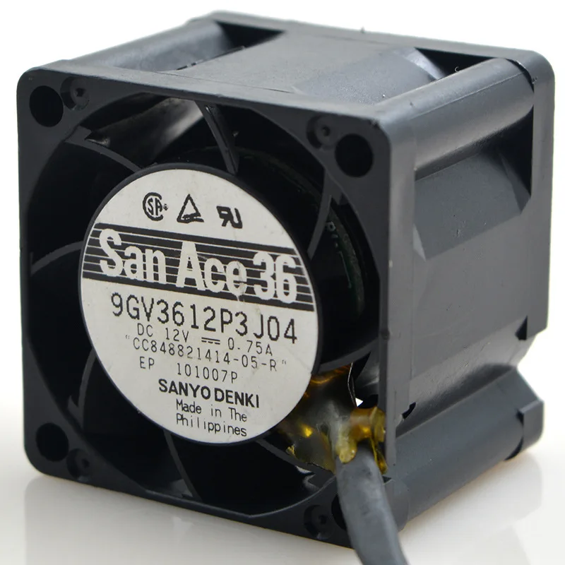 Для Sanyo 9G3612P3J04 12V 0.75A 38283,8 см рассеивания тепла вентилятор