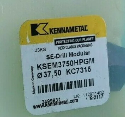 1 шт. KENNAMETAL KSEM3750HPGM KC7315