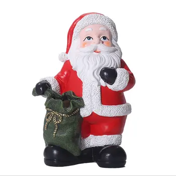 

17x14x26cm Resin Vase Santa Claus Sculpture Vase Creative Vase Living Room Bedroom Desk Decoration Household Accessories