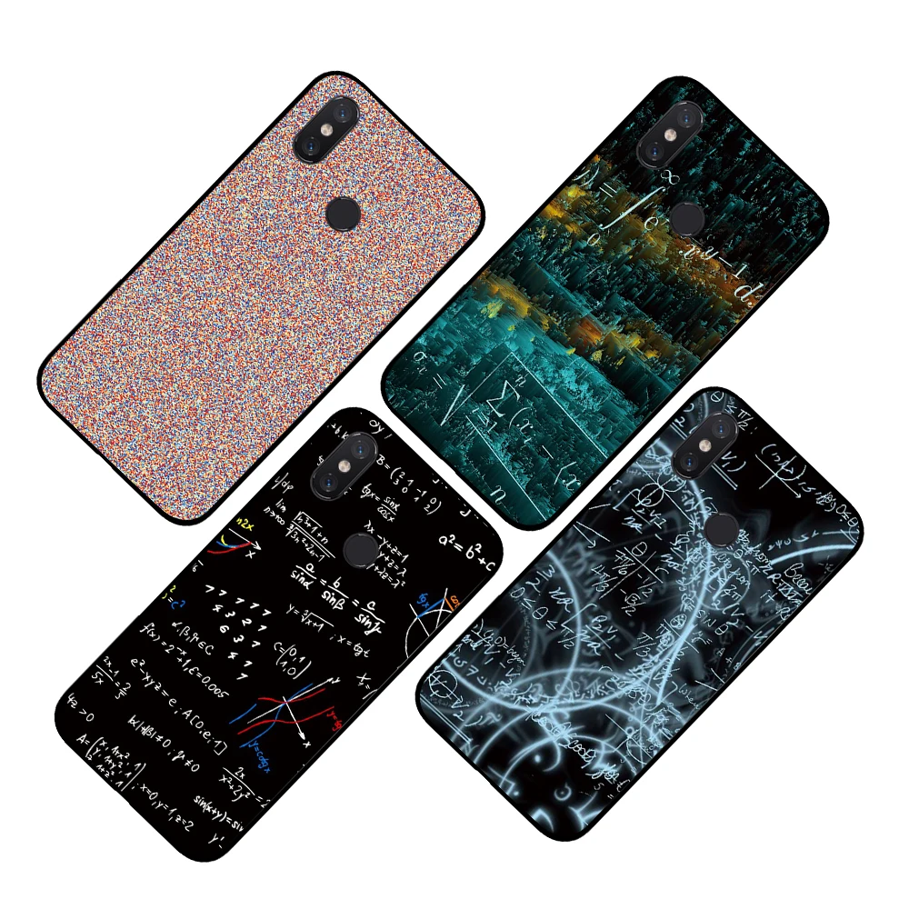 Математика формула цифр Pi ТПУ телефонные чехлы для Xiaomi Redmi GO 4 5 6 7 Pro 4A 4X 5A 5Plus 6A задняя крышка