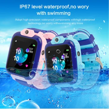 

Factory kids smart watch Q12 two way phone call LBS location Touch Screen smartwatch