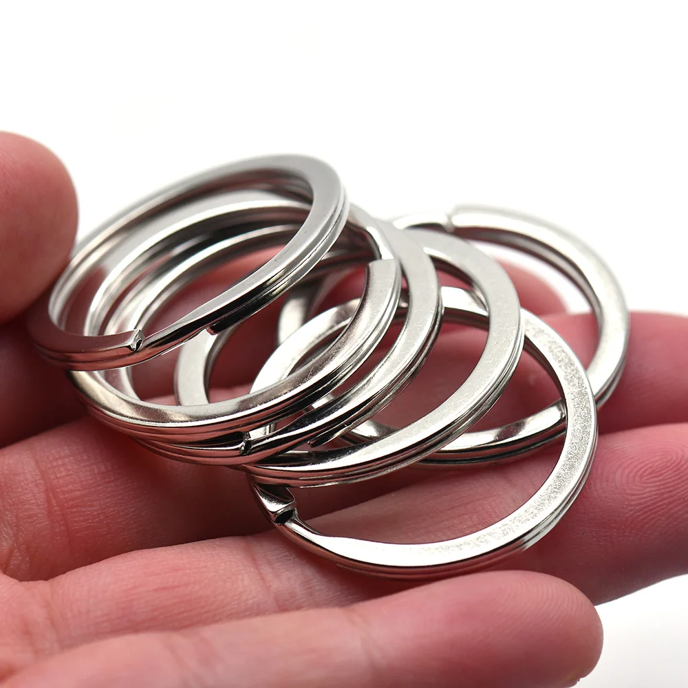 12pcs Rustproof Keyring Rings for Home and Car Keys