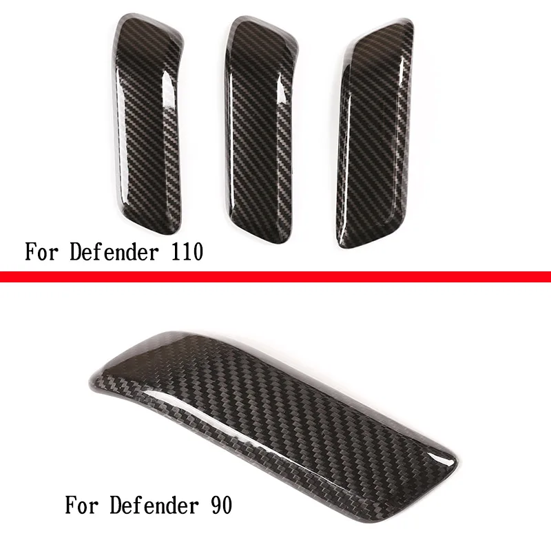 

For 2020-2021 Land Rover Defender 90 110 inner door handle cover real carbon fiber car decoration accessories