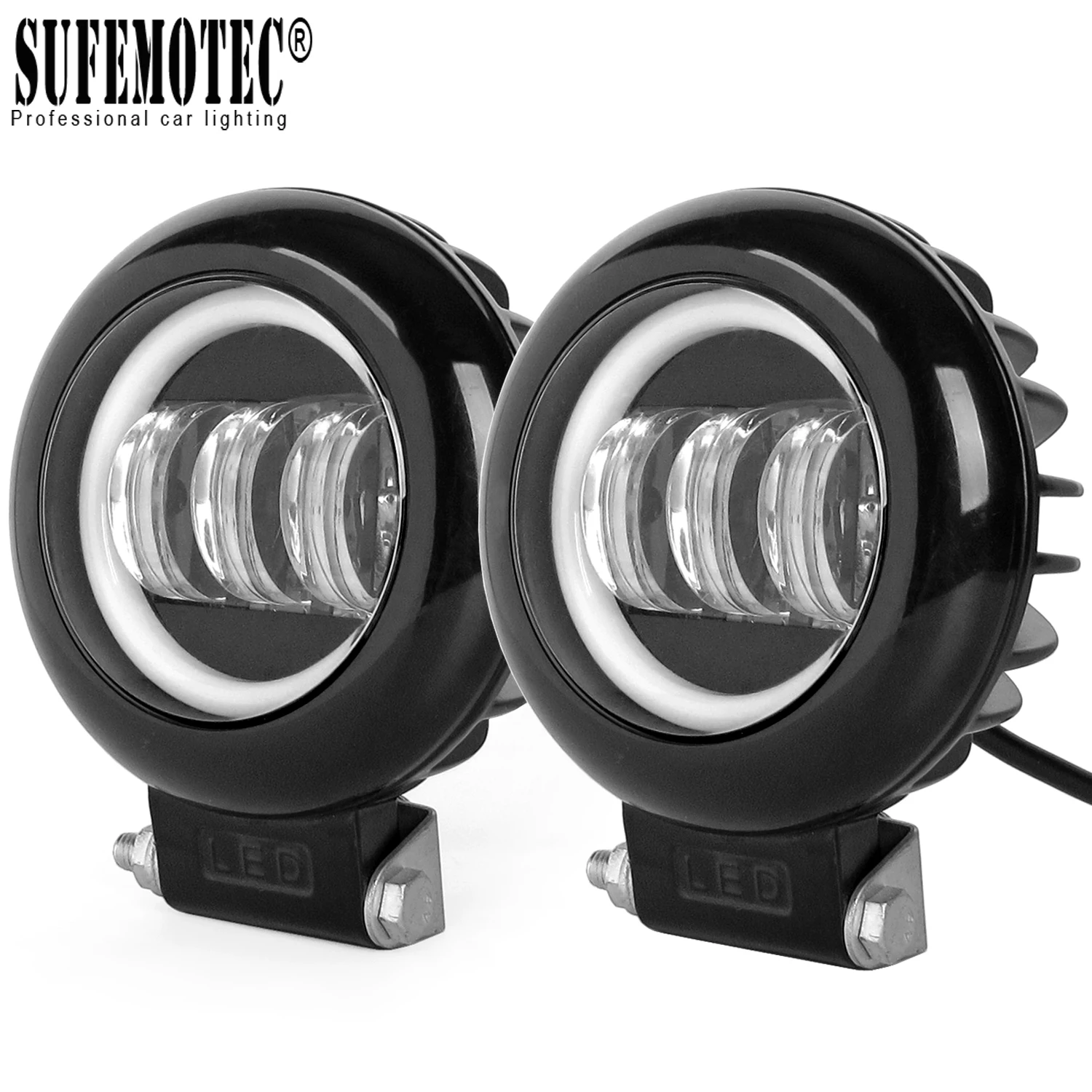 5 Inch Round Led Work Light DRL Driving Flood Beam Fog Lamp For Offroad Car Truck SUV ATV LED Headlights Daytime Running Lights