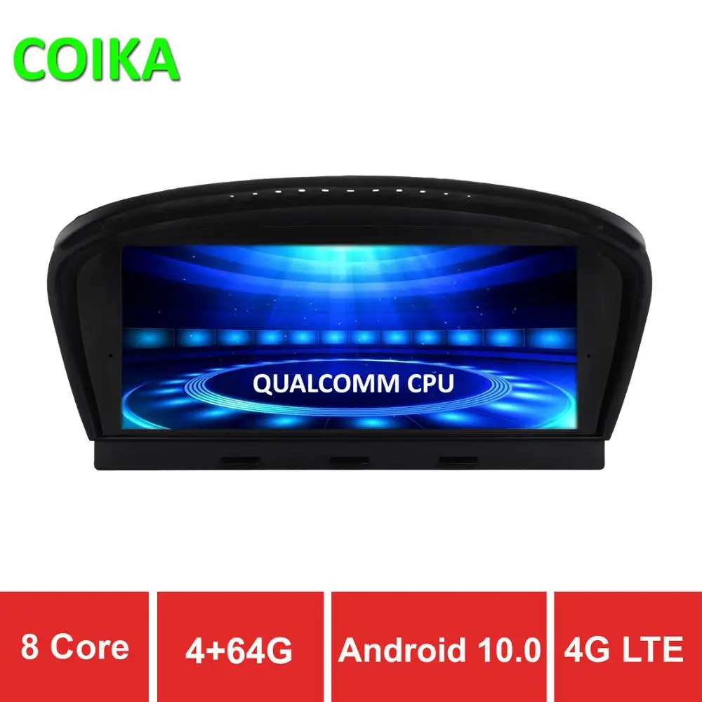 COIKA 8 &quotAndroid 10 0 система ядер Автомобильный DVD Радио стерео для BMW E60 E90 2005 2012 GPS Navi