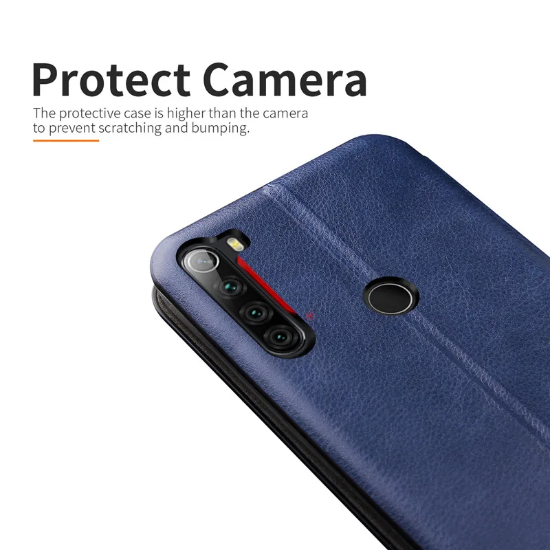 Чехол для Xiaomi Redmi Note 8T роскошный флип чехол из искусственной кожи 8 Pro 8pro чехлы