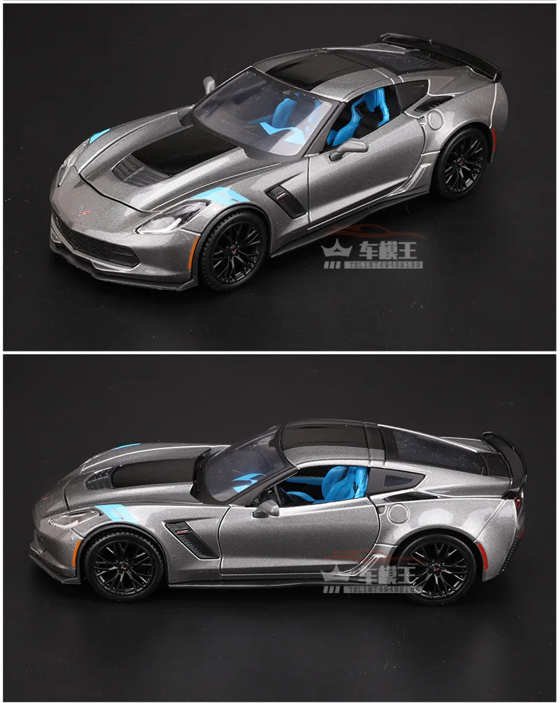 Maisto 1: 24 брелок для автомобильных ключей, модель Chevrolet Camaro ZL1 Корвет Z06 брелок для автомобильных ключей, модель