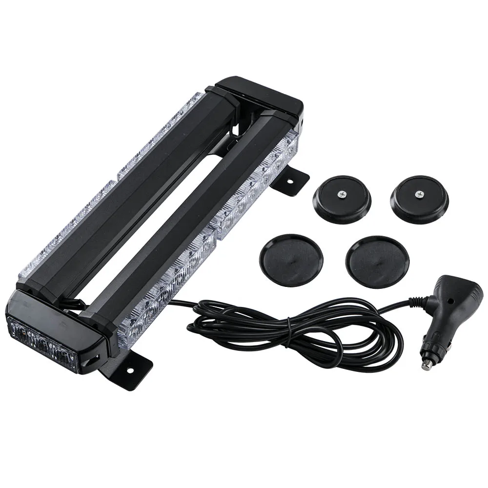 

30 LED Emergency Light Bar Flash Warning Roof Strobe Beacon Yellow /Yellow White Lights Top Car Dropshipping
