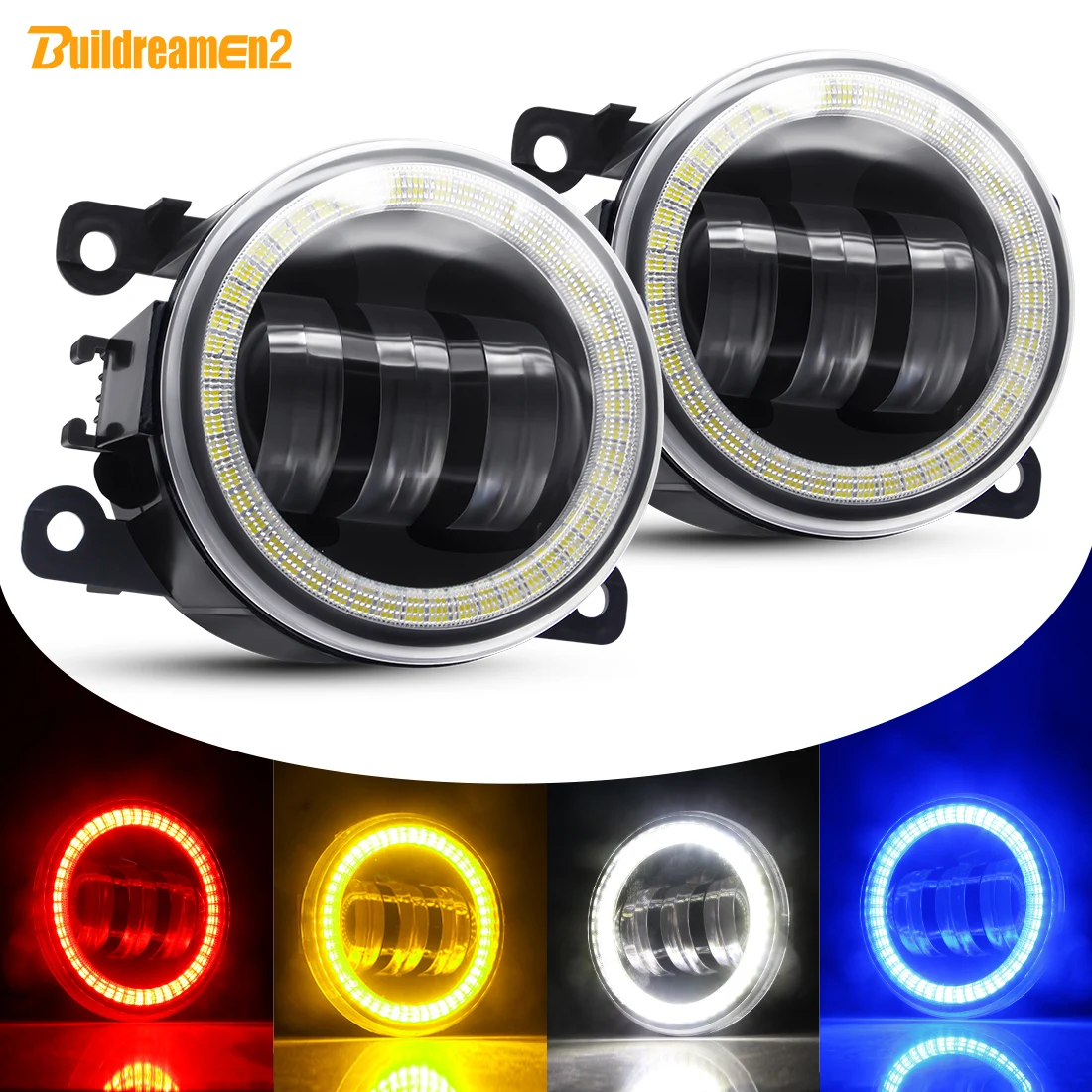 2 X Angel Eye Fendinebbia Per Nissan Note Pathfinder Xterra Frontier Navara Leaf Elgrand Car Led Lens Fendinebbia Drl 30W 12V