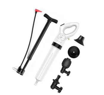 Hoge Druk Lucht Afvoer Blaster Gun Afvoer Verstoppen Baggeren Gereedschap Krachtige Toilet Plunger Vijzel Reiniger Voor Badkamer Aanrecht Hoge Druk Lucht Afvoer Blaster Gun Afvoer Verstoppen Baggeren Gereedschap Krachtige Toilet Plunger Vijzel Reiniger Voor Badkamer Aanrecht