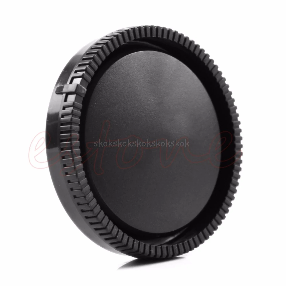 1pc задняя крышка для объектива Кепки для sony E-Mount DSLR камер NEX-3 NEX-5 черный