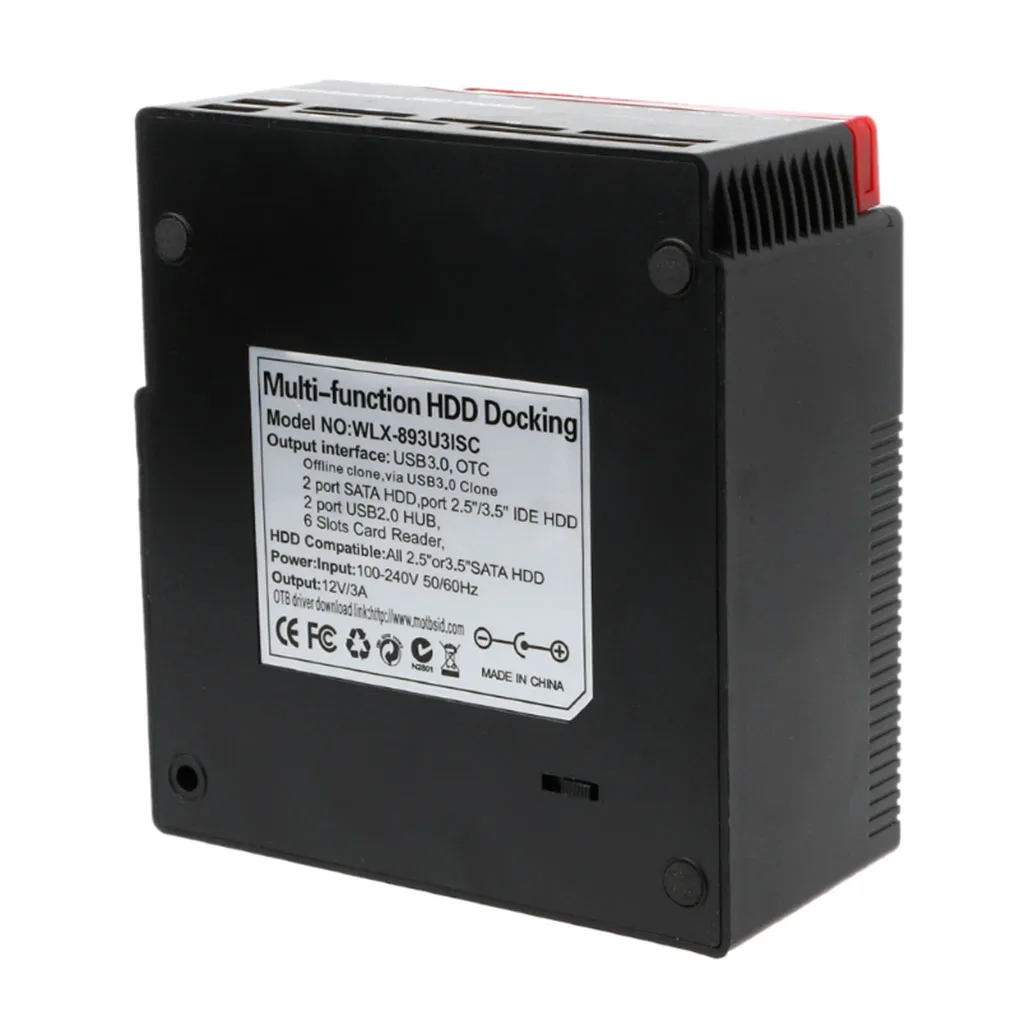 Todo en 1 USB 30 a SATA IDE externo de alta velocidad lector de tarjetas de disco duro multifuncion