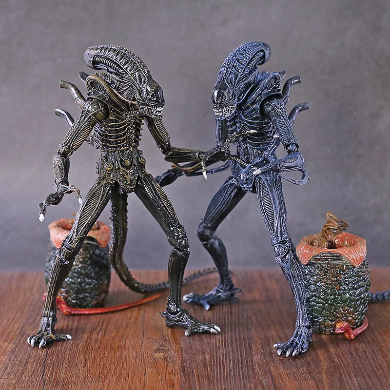 neca alien warrior blue