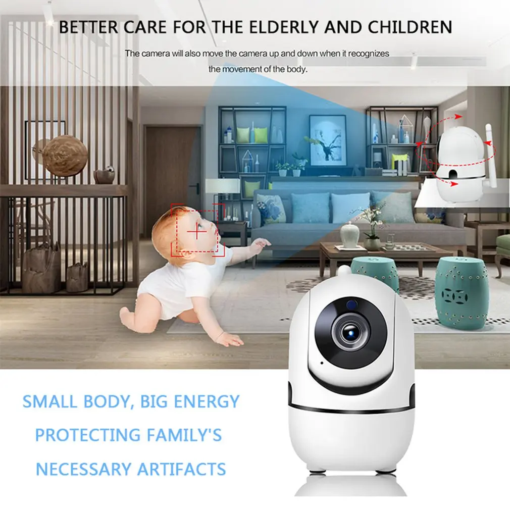 

720P/1080P Cloud Wireless IP Camera Home Security Surveillance Camera Auto Tracking Network WiFi Camera Wireless CCTV Camera
