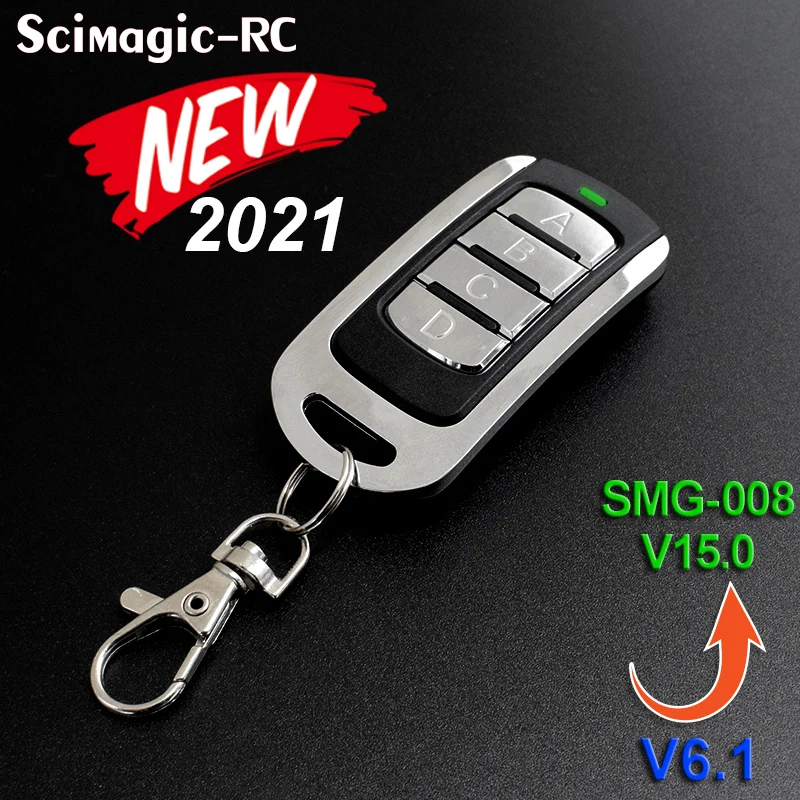 Garage Door Remote Control 433.92mhz Gate Control Rolling Code 287-868MHz Remote Control Duplicator Clone Garage Command Opener