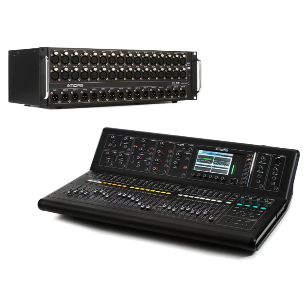 Midas M32 LIVE Digital Mixer + Stage Box, DJ Mixing Console With DSP Processor Line Array Speaker