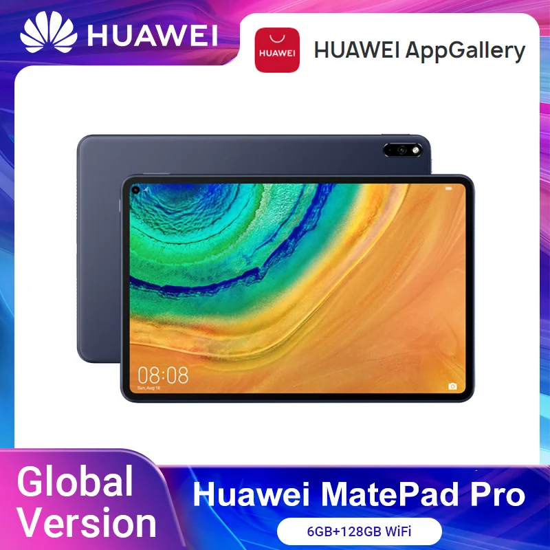 Versión Global HUAWEI MatePad Pro WIFI 6GB128GB tableta Android 10 Turbo 10,8 7250 mAh Kirin 990 Bluetooth 5,1 tipo-C No Google