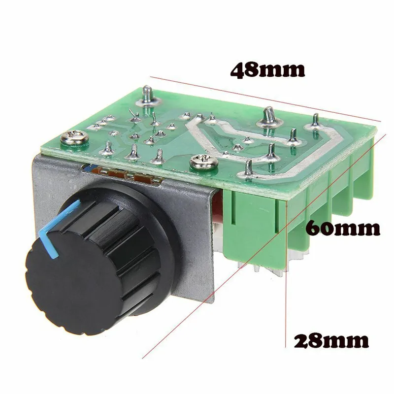 220V 2000W Thyristor High-Power Electronic Transformer Voltage Regulator Light Temperature and Speed Regulation Controller