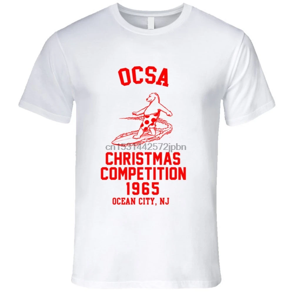 Винтажная Футболка OCSA NJ с соревнованиями по случаю Рождества 1965 год Ассоциация
