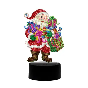 

Santa Claus DIY LED Diamond Painting Night Light Cartoon Animals Special lamp