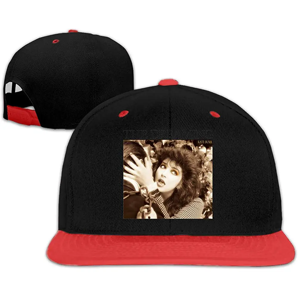 BudSoto Kate Bush унисекс Регулируемая шапка стильная хип-хоп бейсболка Красная
