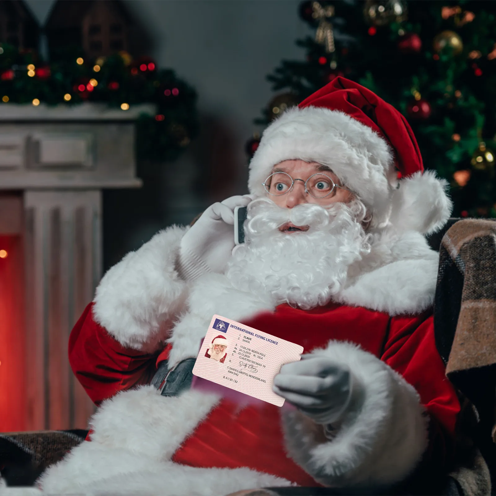 Readings For Christmas Eve 2022 Новый Год 2022 Santa Claus Lost Driving Sleigh Licence Flying Licence  Father Christmas Eve Keepsake, Christmas Box Рождество|Stockings & Gift  Holders| - Aliexpress