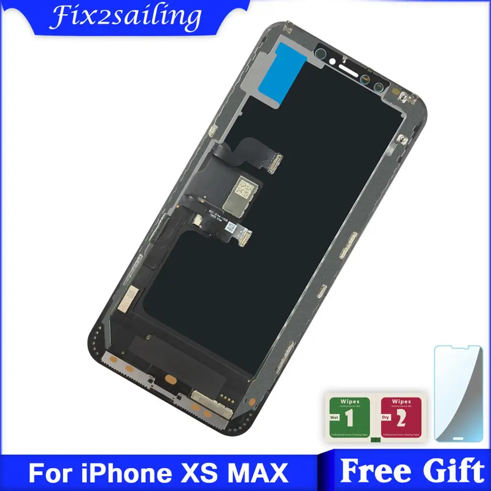

No Dead Pixel LCD For iPhone XS max LCD Display + Touch Screen Replacement Parts