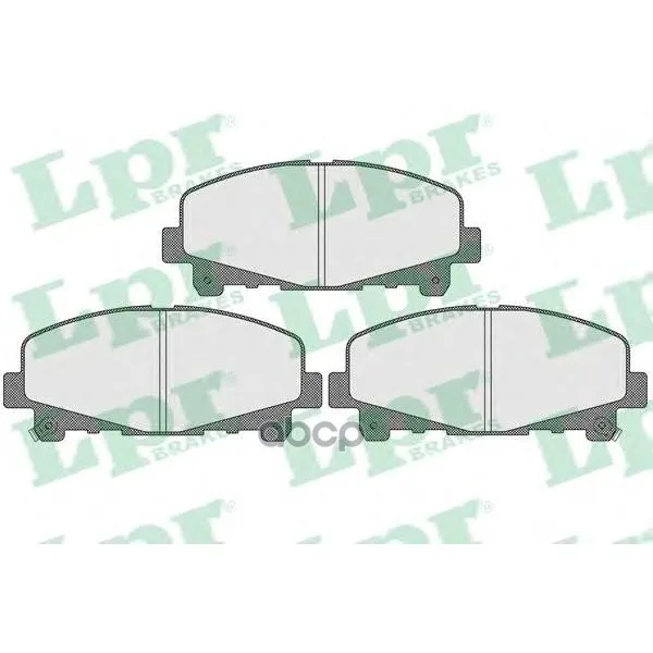 Колодки Тормозные Honda Accord 2.0/2.4 Акпп 08- Передние Lpr 05p1607 Lpr арт. 05P1607
