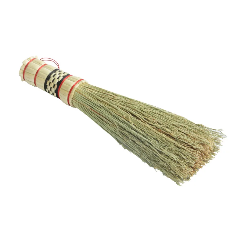Master Star Natural Straw Handmade Wok Brush Pan Cleaning Brush Eco-Friendly Non-stick Coating Protect Brush Kitchen Tool