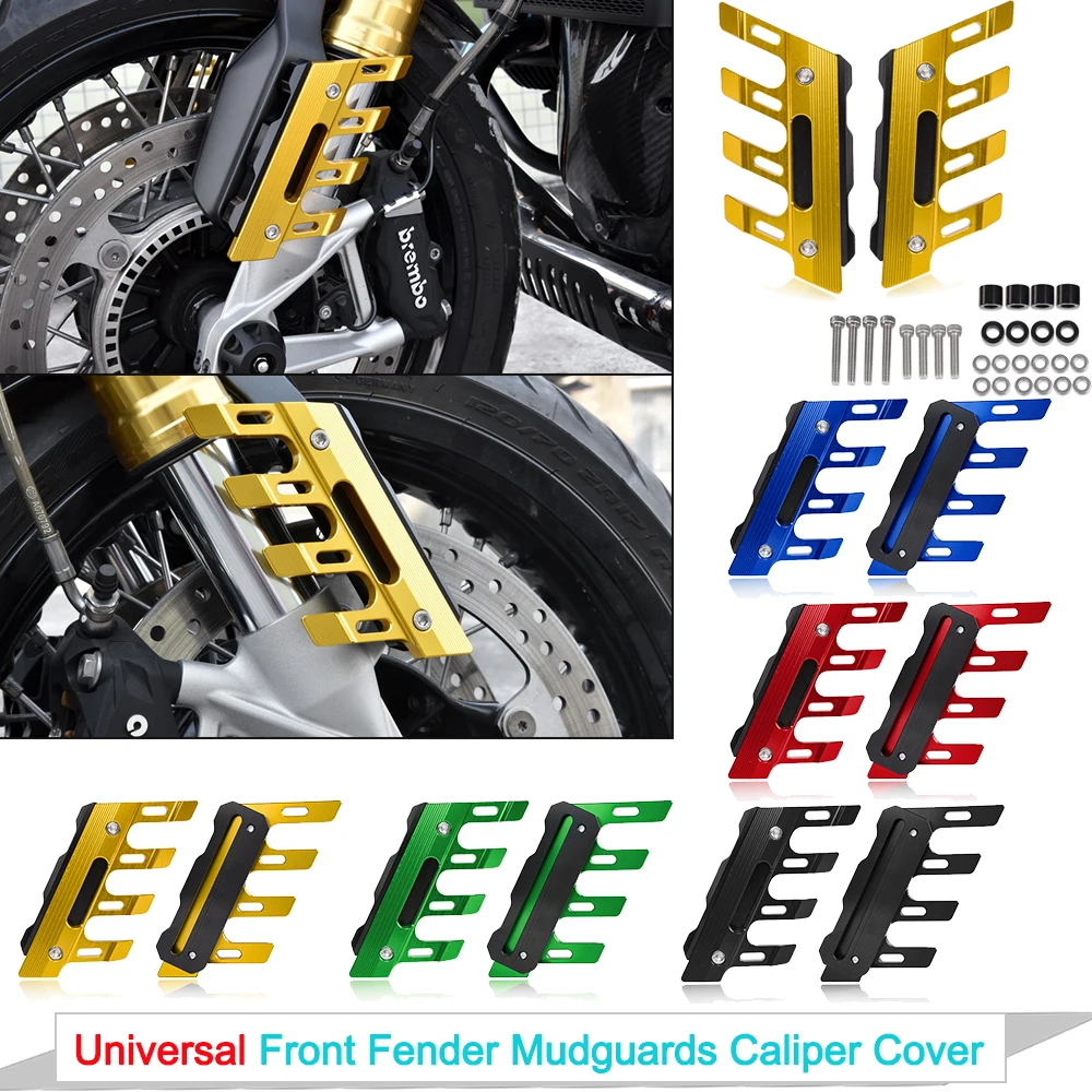 

Universal Wheel Side Cover Front Fender Mudguards Caliper Guard for R1200GS MT09 MT07 RnineT Z900 NINJA 400 Accessories Moto