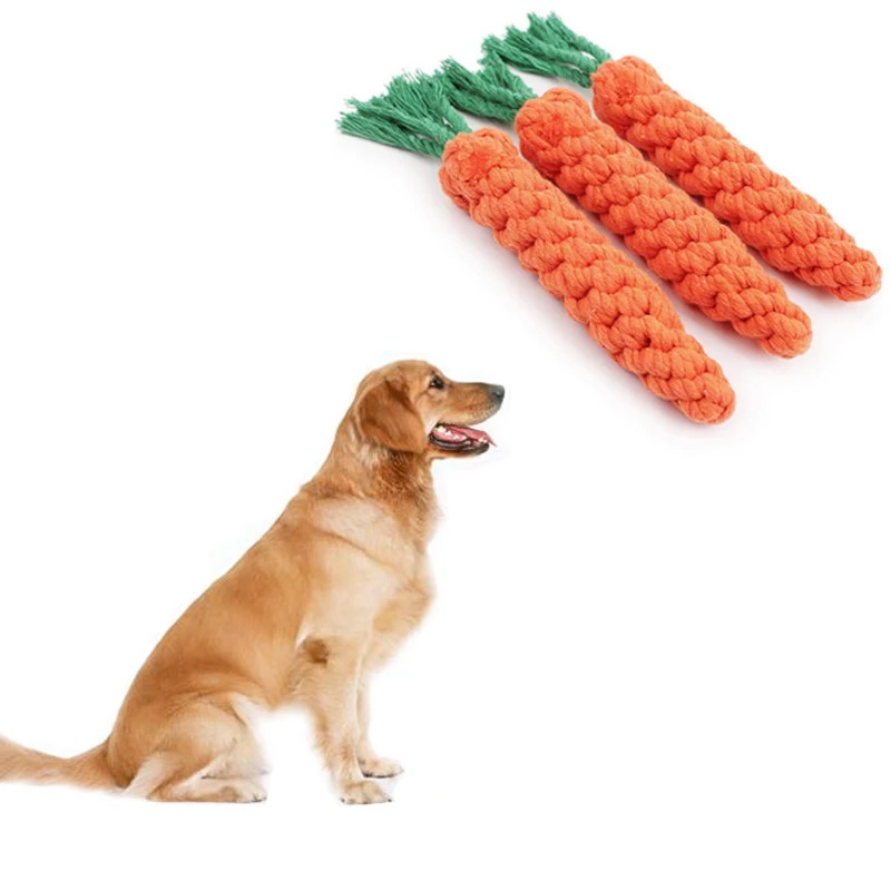 

1 Psc Carrot Design Dog Molar Stick Cleaning Teeth Chew & training Squeak Funny of Large Dog Small Molar Pet Christmas Dog Toys