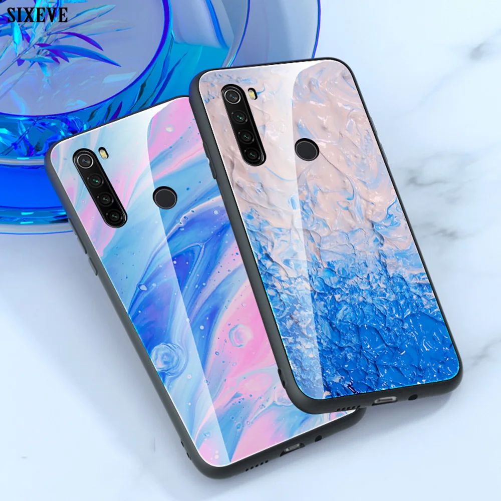 Роскошный 9H жесткий чехол из закаленного стекла для Xiaomi Mi 9 SE 10 5G Redmi 8 8A Note Pro 8Pro 8T