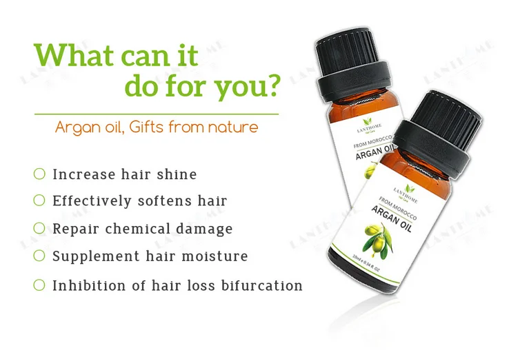 Lanthome Agan oil nourishing, smooth and moisturizing hair care oil