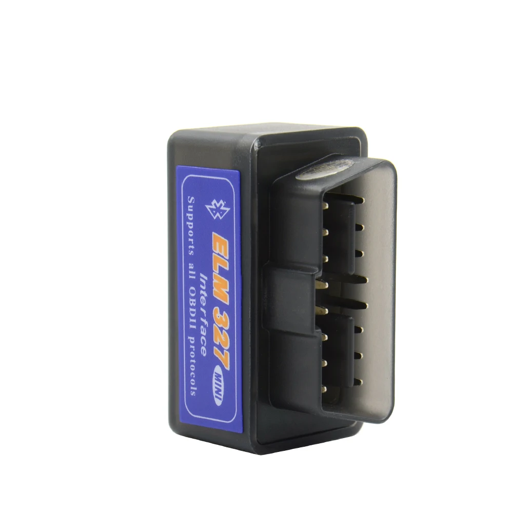 Горячее предложение! Распродажа! OBD mini ELM327 Bluetooth OBD2 V2.1 автоматический сканер OBDII 2 автомобильный ELM 327 тестер диагностический инструмент для Android Windows Symbian - Цвет: Black