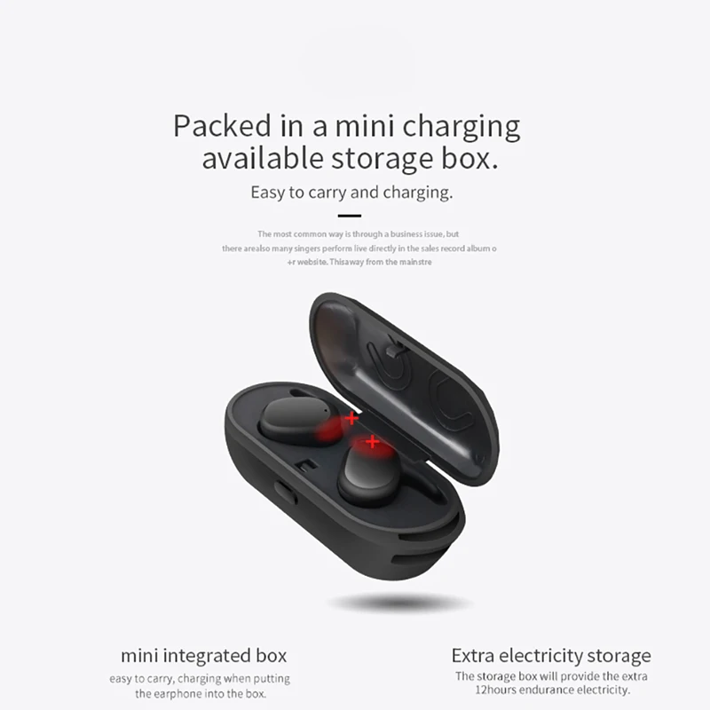 OTTWN Tws 4,1 HIfi Стерео Bluetooth Наушники Беспроводные спортивные наушники Тип Мини-накопитель костной проводимости s-9100 с зарядным устройством