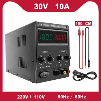 

Digital Adjustable Power Supply 60V 5A 120V 3A Voltage Stabilizer The Latest 4-bit Switching DC Laboratory Power Supply 30 V 10A