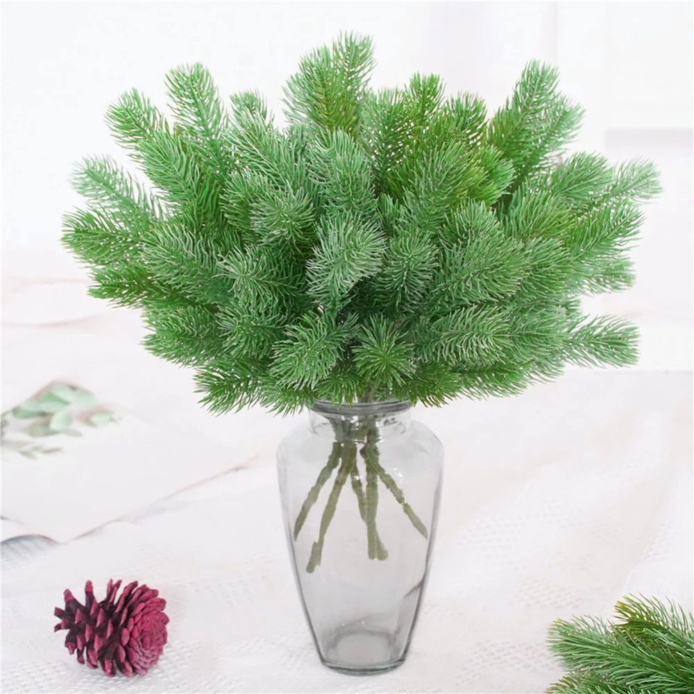 

1PC 36cm Artificial Pine Needles Simulation Plant Flower Arranging Accessories for Christmas Trees Decorative