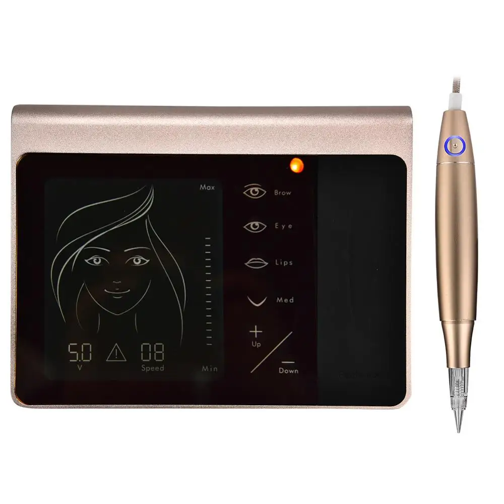 

Tattoo Machine Touch Screen Suspension Semi-permanent Eyebrow Lip Eyeliner Makeup Machine Rotary Pen Tattoo Accessory EU US Plug