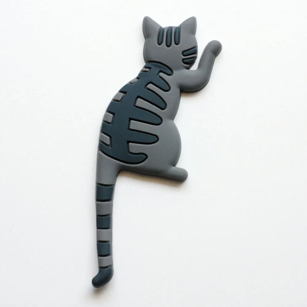Black and gray cat