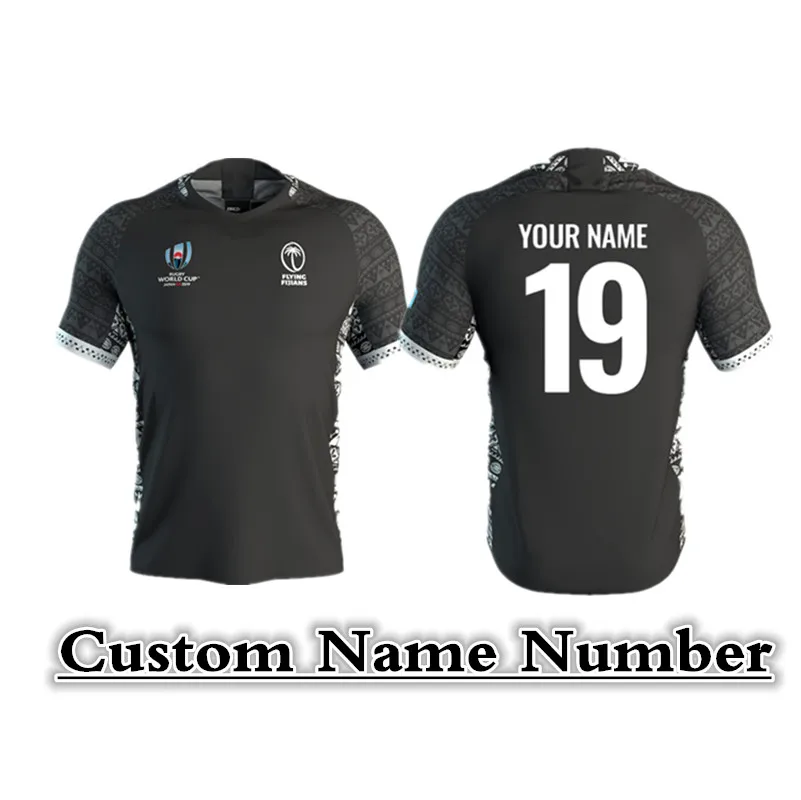 

2019 FIJI RWC RUGBY JERSEY AWAY JERSEY size S-5XL Print custom name number Top quality free shipping